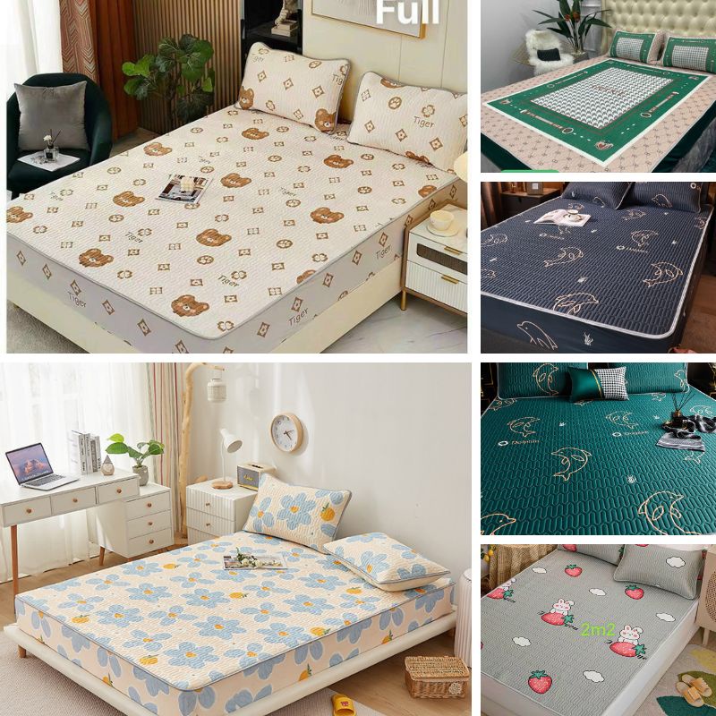 Chiếu điều hòa cao su non 9D LUCID. Luxury vải lụa Tencel mát cao su non Latex mềm mịn đủ kích thước m6/m8/2m2