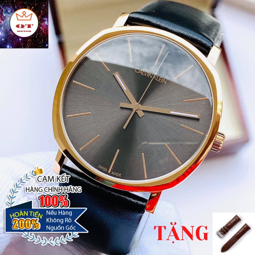 Đồng Hồ Nam CALVIN KLEIN Quartz K8Q316C3 Chính Hãng Tặng Dây Da Cao Cấp