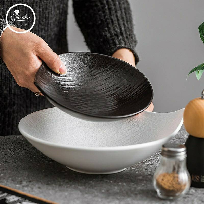 Dĩa sứ Salad cánh hoa Petalo kiểu dáng độc đáo sang trọng