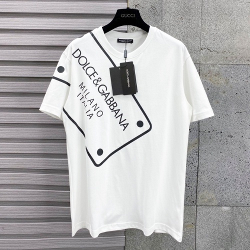 Áo Thun Cotton DG In Chữ 2 Màu Đen Trắng Trẻ Trung Hot Trend