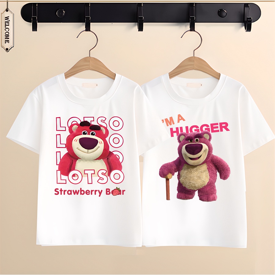 Áo Thun Lotso Bear Gấu Dâu cực đáng yêu cho bé
