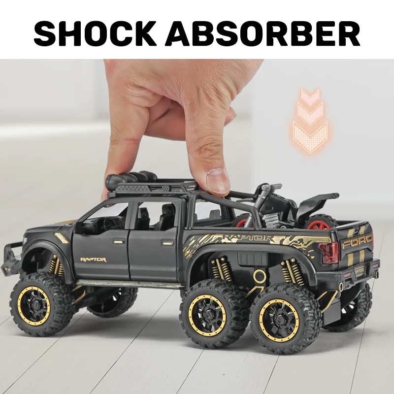 Mô Hình Xe Hơi Ford F150 Raptor Bằng Hợp Kim Tỉ Lệ 1: 28