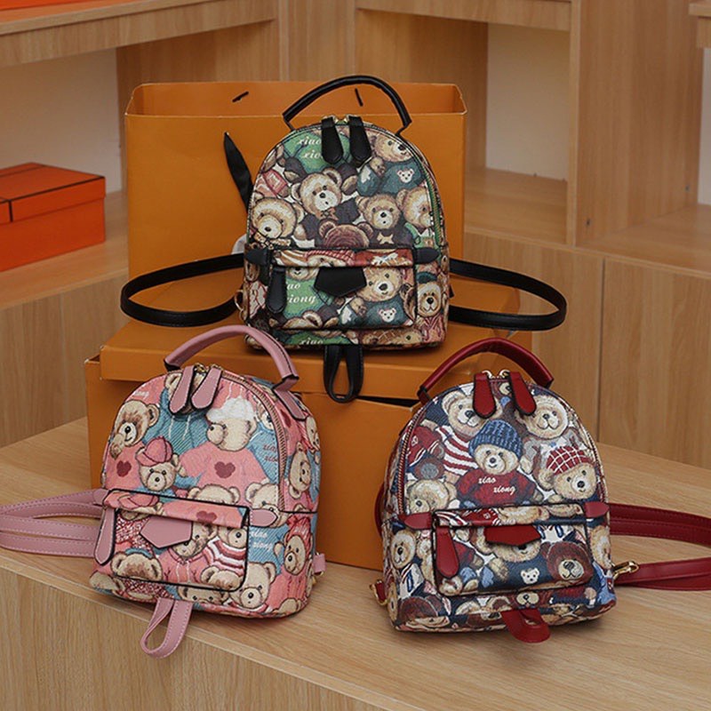 Balo gấu hồng thời trang hàn quốc.