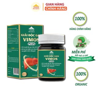 Viên uống giải độc gan Vimos giúp giải độc, mát gan lọ 60 viên
