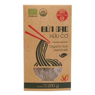 Bún gạo lứt khô hữu cơ bích chi 200g