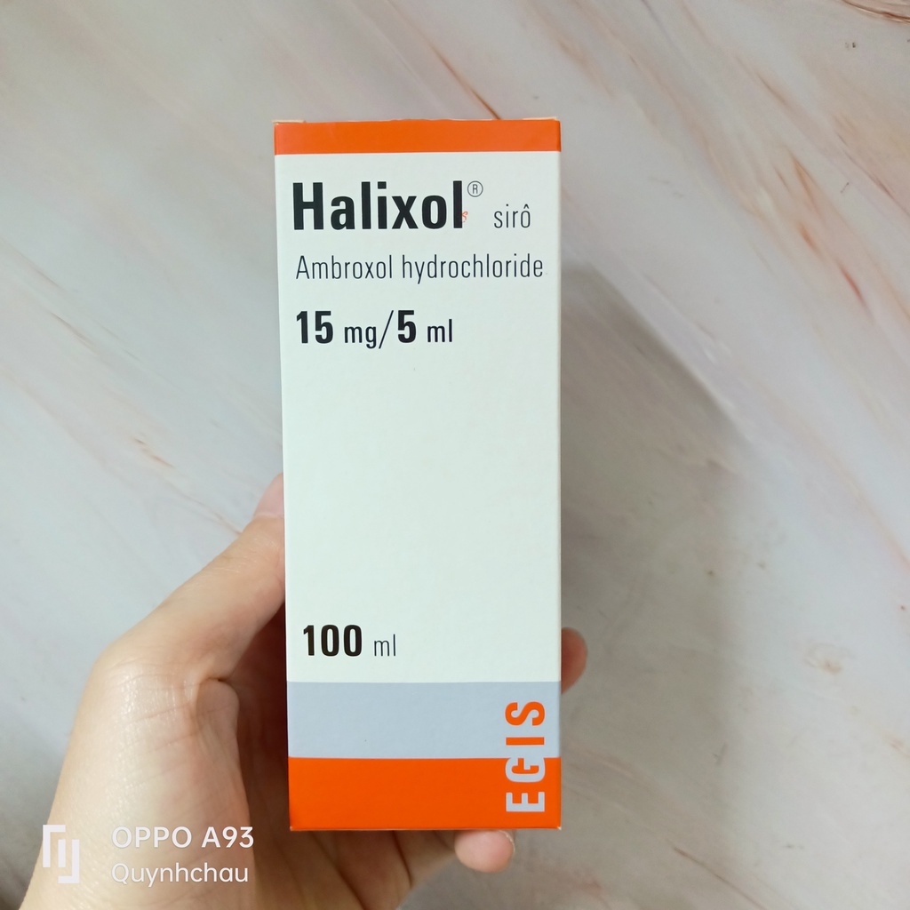 Siro giảm ho, long đờm hiệu quả và an toàn cho trẻ HALIXOL nhập khẩu HUNGARY 100ml