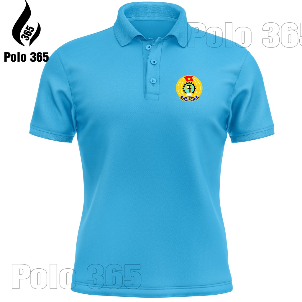 Áo thun đồng phục đoàn thanh niên Nam Nữ,áo đoàn thanh niên - Vải Cá sấu Poly thoáng mát