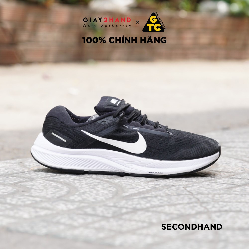 Giày Thể Thao AIR ZOOM STRUCTURE 24  BLACK / WHITE DA8535-001 | CZ6720-001 CŨ CHÍNH HÃNG
