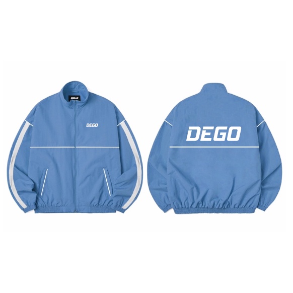 Áo khoác dù Line Track Jacket DEGO 2 lớp cao cấp , Áo khoác local brand 001