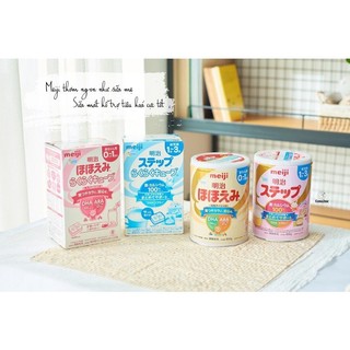Sữa bột Meiji lon số 0-1 VÀ 1-3 (800gr) nội địa Nhật
