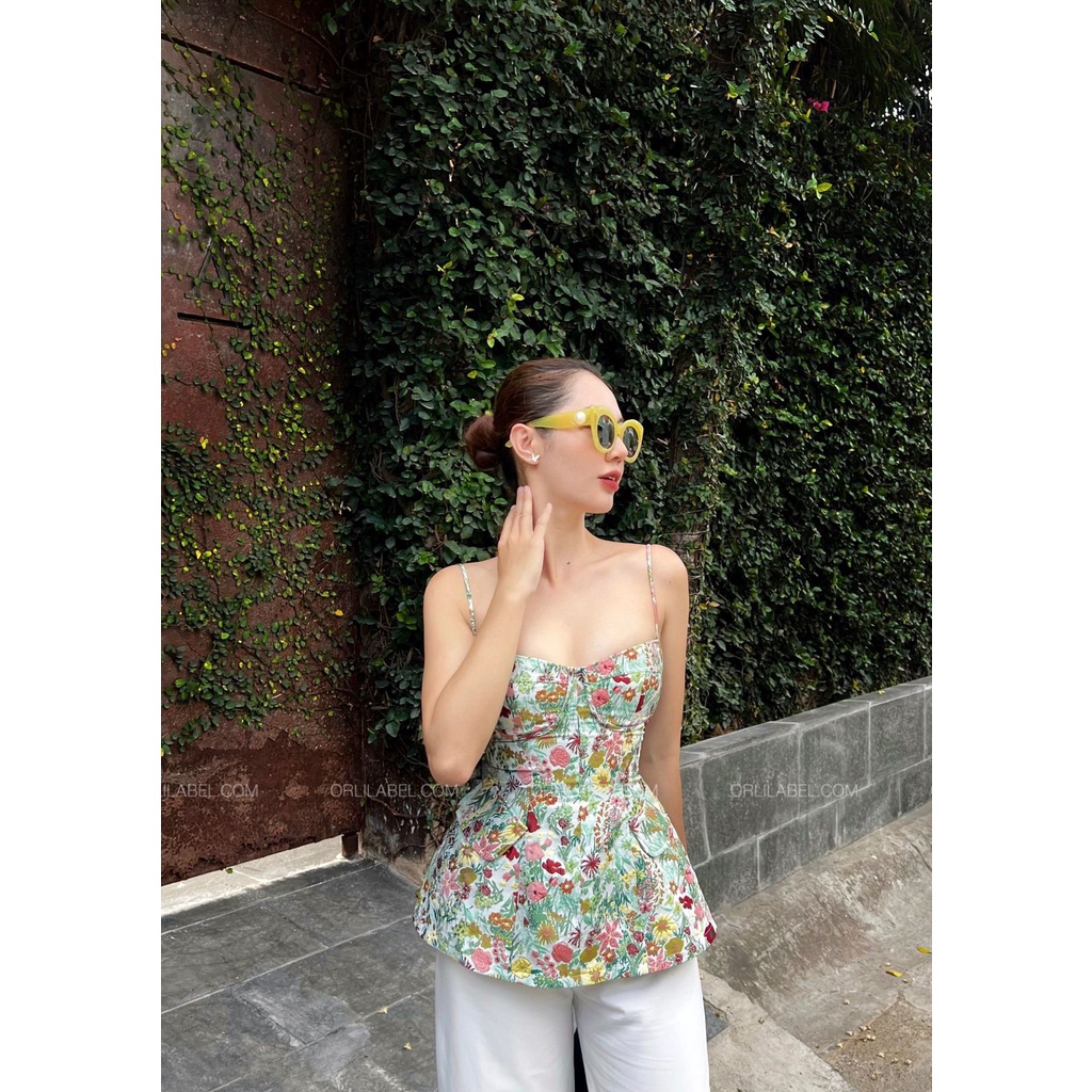 Flower Velvet Shirt - ORLI LABEL