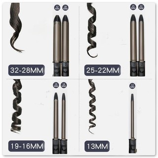 Máy xoăn uốn tóc xoay trục 360 độ