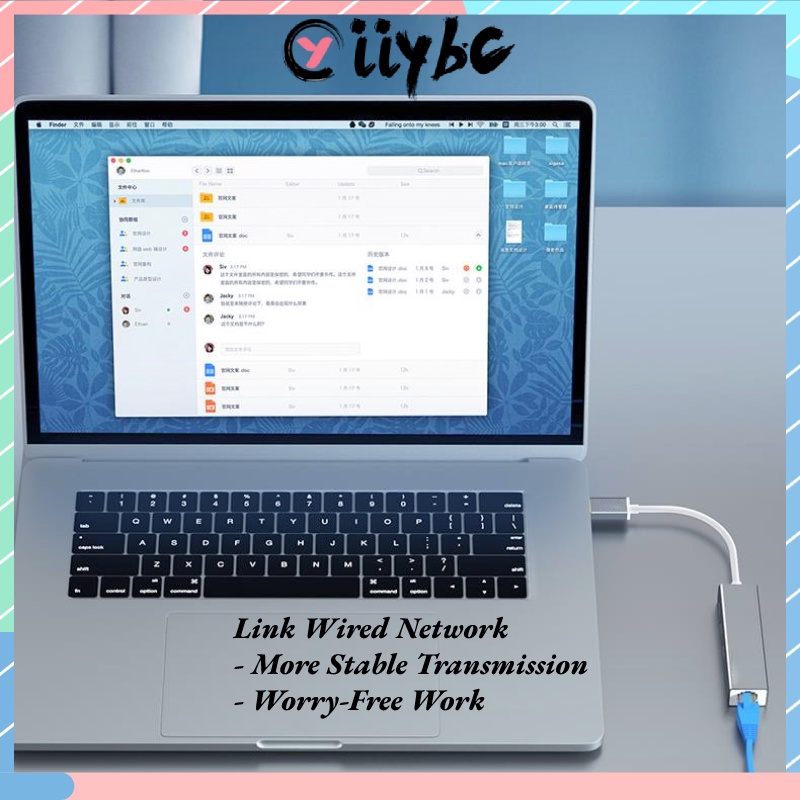 Bộ Chuyển Đổi Cổng Mạng Type-C Sang RJ45 Tốc Độ Cao Cho MacBook / iPad / Switch / TV box / latop / PC / Điện Thoại | BigBuy360 - bigbuy360.vn
