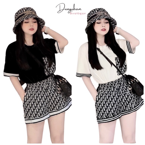 Bộ chất xốp Di.or , set 3 món áo, quần, kèm mũ - Anna.Store