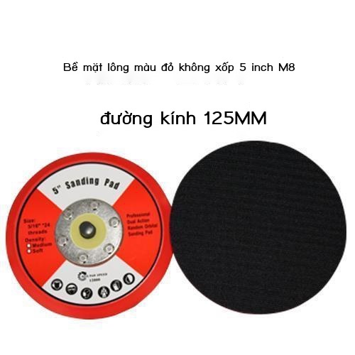Máy Mài Bằng Khí Nén Sang Trọng Đế Giấy Nhám Khung 2 3 5 Inch Phụ Kiện Đánh Bóng Xe Bánh