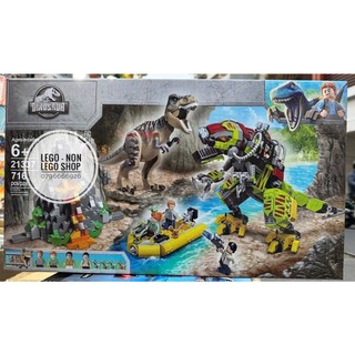 Leji 21337 ( Xếp hình Khủng Long Máy đại chiến T-Rex Jurassic Park 716 Mảnh )