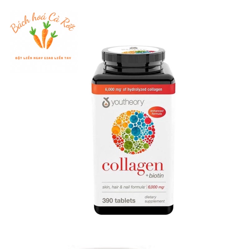 Collagen youtheory 390v đẹp da