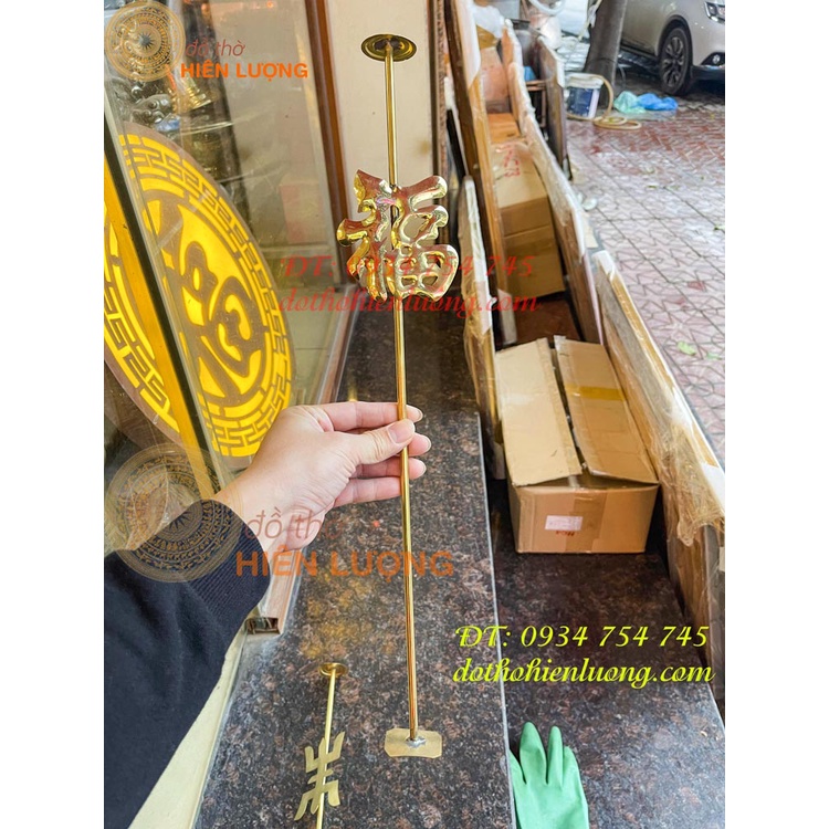 Que cắm hương vòng bằng đồng