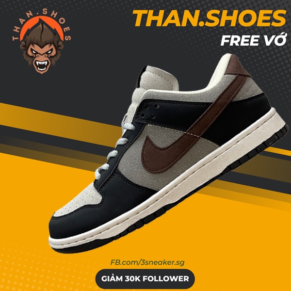 Giày SB Dunk Low x Otomo Katsuhiro Dark Grey Brown, SB Đen Xám - Than.Shoes