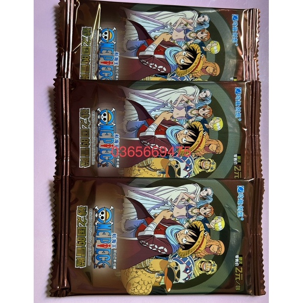 2 túi thẻ hình hải tặc /pokemom vàng