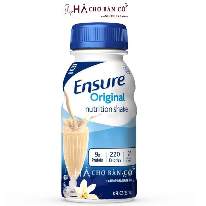 Sữa Nước Mỹ ENSURE - Original Nutrition Shake 237ml