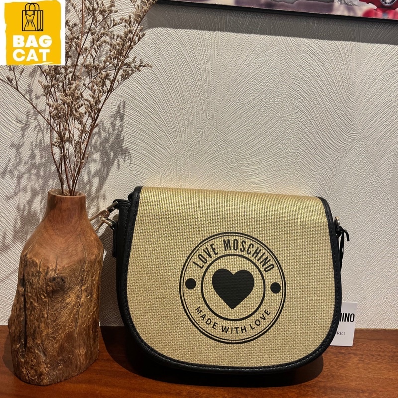 Sẵn túi chính hãng LOVE MOSCHINO full seal full tag từ trong ra ngoài quà tặng