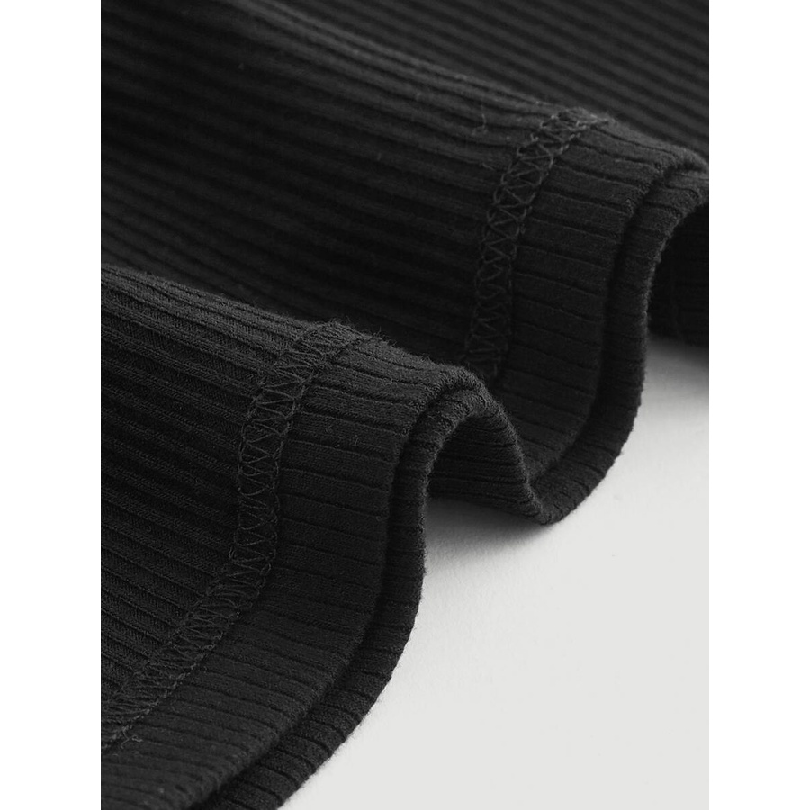 Áo croptop nữ hai dây JUNE.SG co giãn Áo croptop nữ body hai dây D015