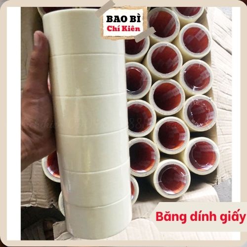 Băng dính giấy ,  - băng keo giấy viết được chữ -baobichikien