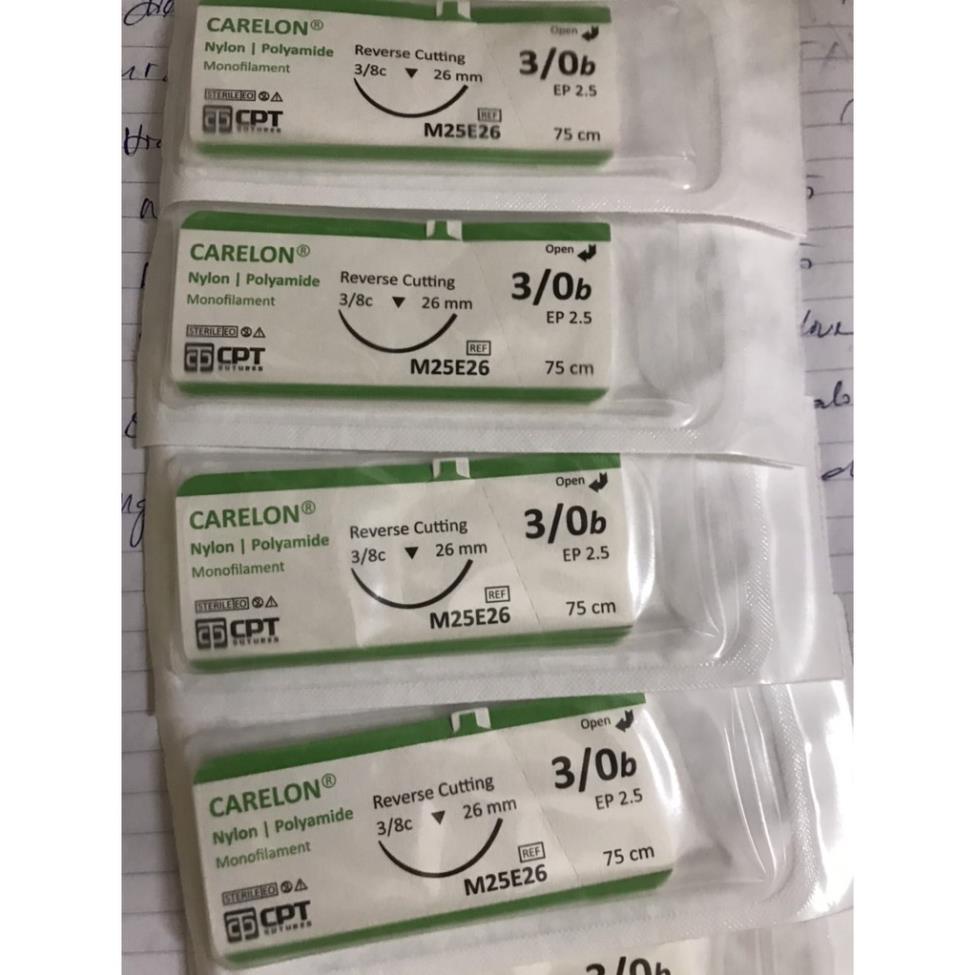 Chỉ phẫu thuật Nylon CPT (1/0, 2/0, 3/0, 4/0, 5/0, 6/0, 7/0, 8/0)