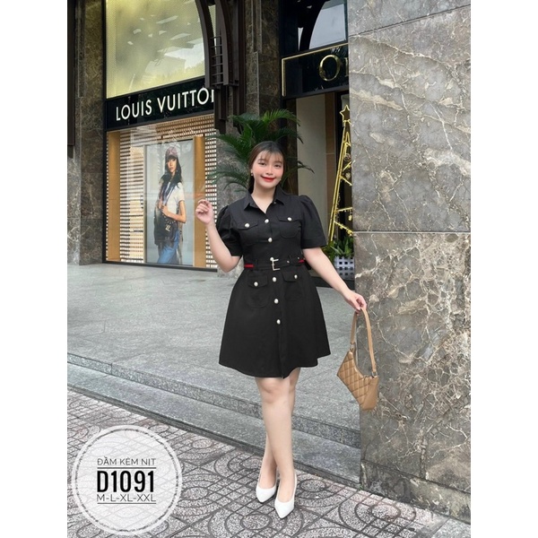 BIGSIZE Đầm kèm nịt D1091