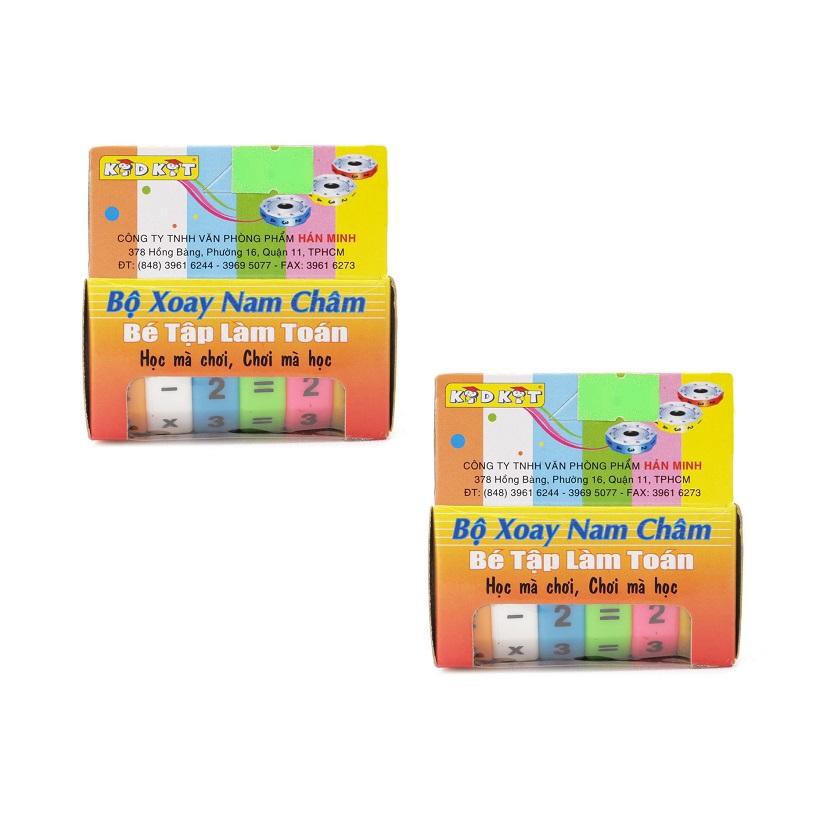 Bộ Xoay Nam Châm Bé Tập Làm Toán Học Mà Chơi , Chơi Mà Học - Hàng Việt Nam Chất Lượng Cao