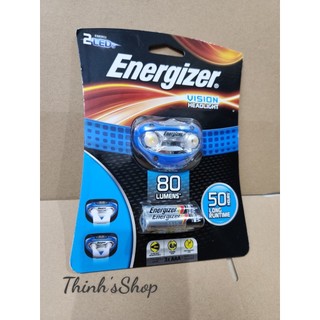 Đèn đeo đầu Energizer Vision Head Light đa năng kèm 3 Pin AAA - Chính hãng