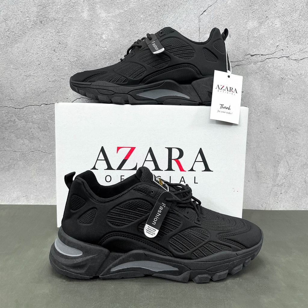Giày Thể Thao Nam AZARA- Giày Sneaker Màu Đen - Trắng, Giày Thể Thao UNISEX, Dáng Thể Thao Dễ Phối Đồ- G5311