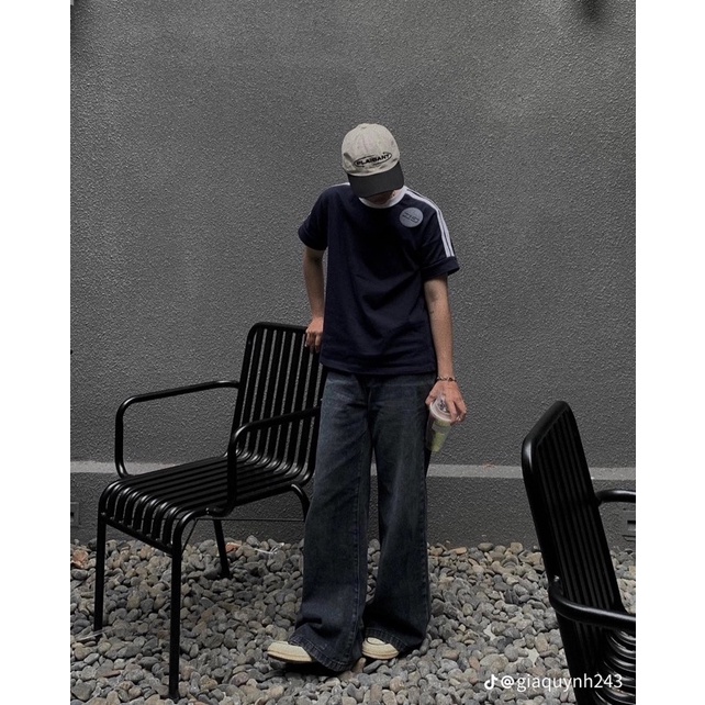 Áo thun xanh đen Ross Studio tay ngắn chất liệu cotton - T-SHIRT DARK BLUE - ROSS STUDIO | BigBuy360 - bigbuy360.vn