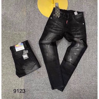 Quần jean nam đen xướt nhẹ chất bò vải dày mẫu mới trẻ trung, lịch sự, chuẩn shop giá rẻ