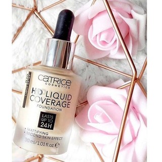 (💥MẪU MỚI NHẤT 💥) Kem nền Catrice HD Liquid Coverage Last Upto 24h 30ml