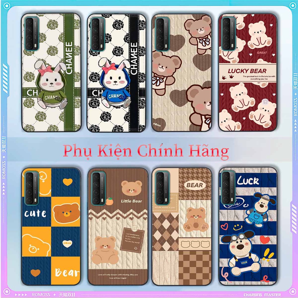 Ốp Huawei Y9s / Y6ii / Y7a Gấu Cute Giễ Thương