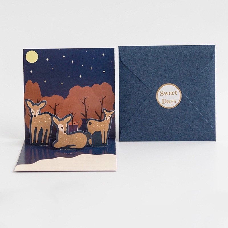 Thiệp Nổi Dễ Thương - THIEP1039 - B.Corner