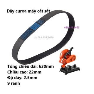 Dây curoa máy cắt sắt loại tốt siêu bền / Dây đai các dòng máy cắt sắt 350mm
