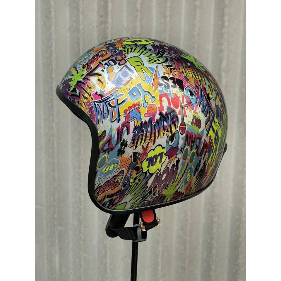 Mũ bảo hiểm 3/4 sale hàng công ty