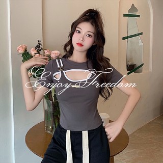 Áo Croptop Tay Dài Quyến Rũ Thời Trang Phong Cách Hàn Quốc 2023 Cho Nữ