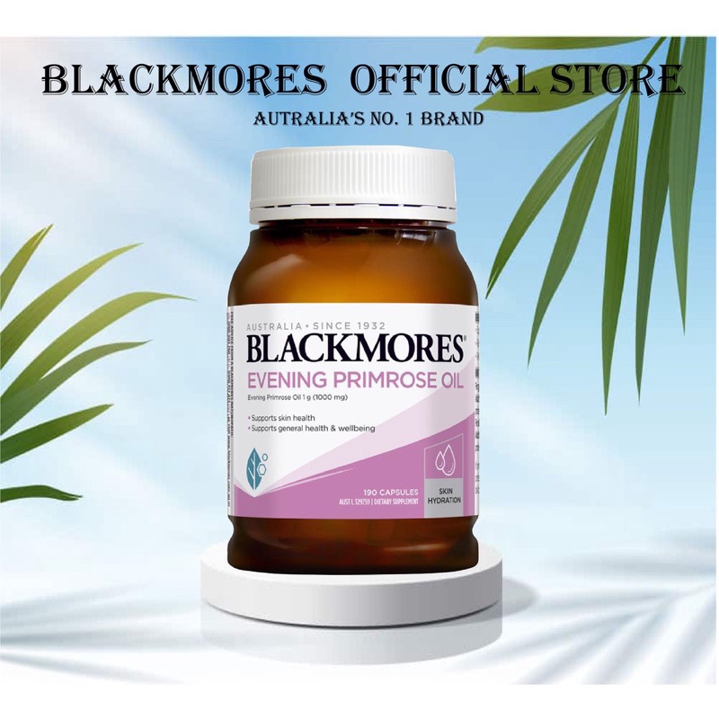 Tinh dầu hoa anh thảo Blackmores Evening Primrose Oil 1000 đẹp da, cân bằng nội tiết tố 190 viên
