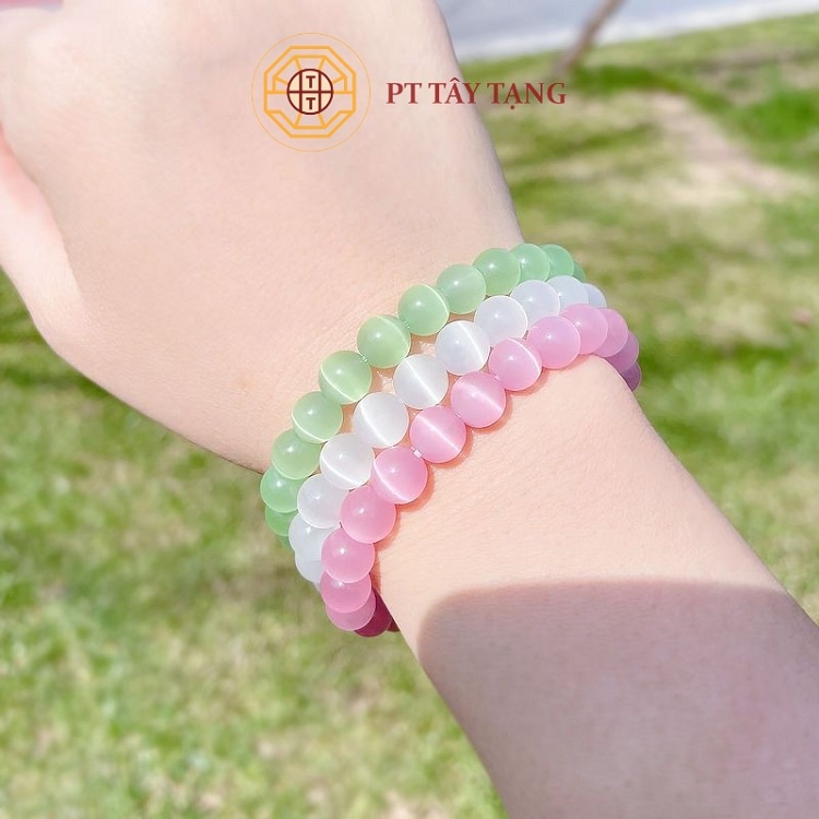 Vòng Tay Phong Thủy Mắtt Mèoo Tổng hợp May Mắn Tài Lộc Tình Duyên - Phong Thủy Tây Tạng HCM