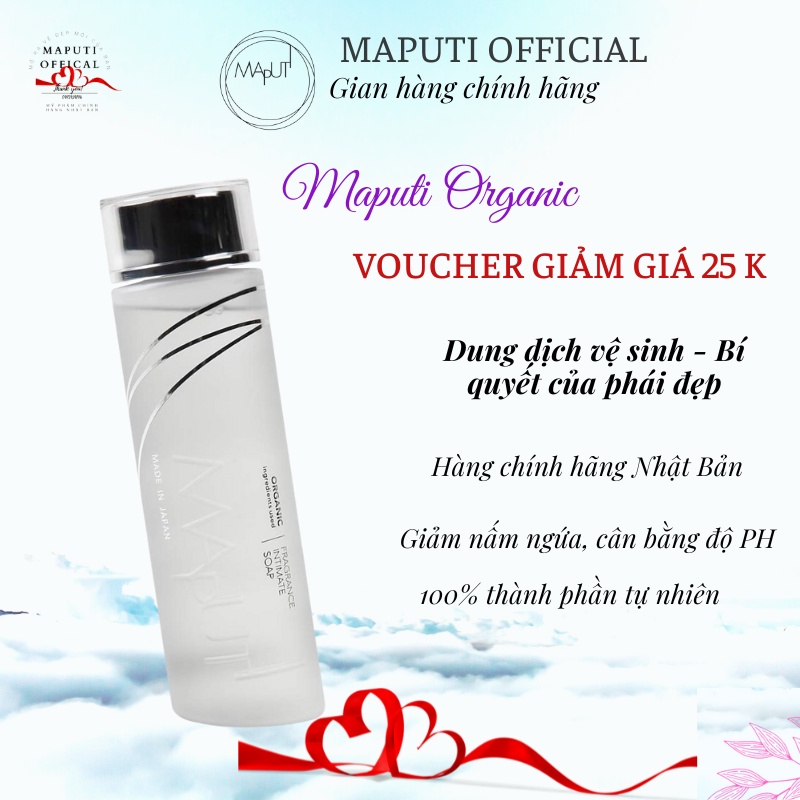 Dung dịch vệ sinh nữ Maputi Nhật Bản 120ml