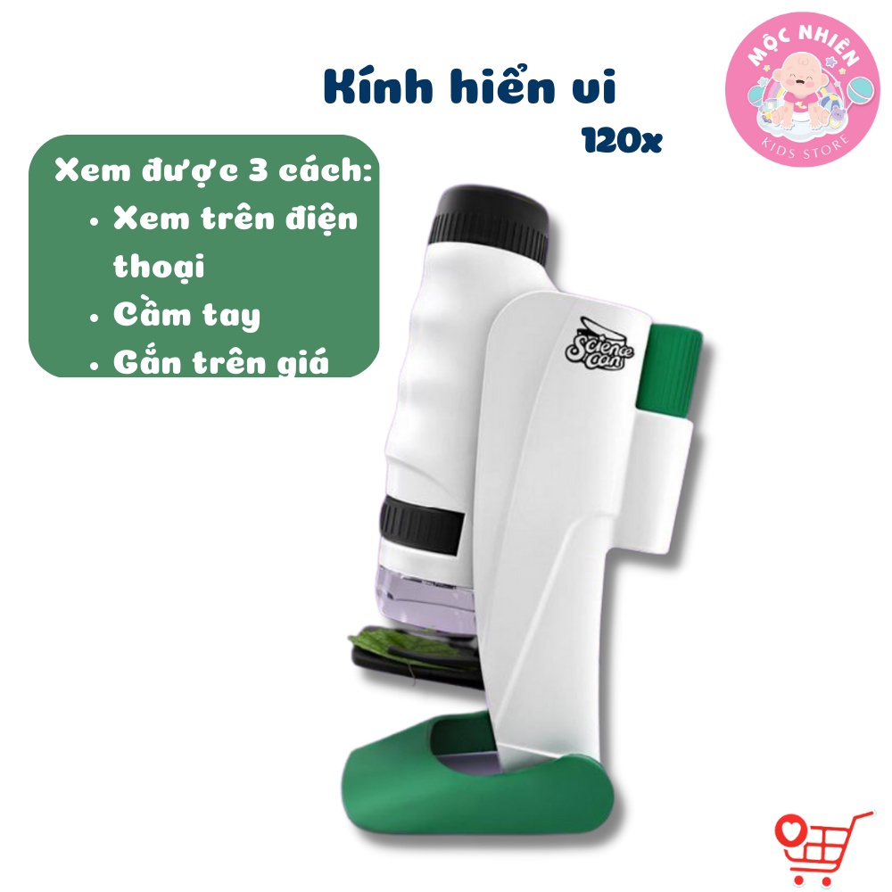 Đồ Chơi Khoa Học Kính Hiển Vi Cầm Tay Chính Hãng TOPBRIGHT - Mộc Nhiên