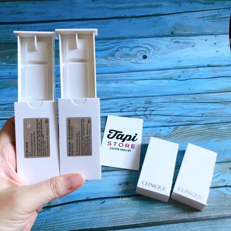 Bảng phấn mắt 2 màu Clinique all about shadow duo