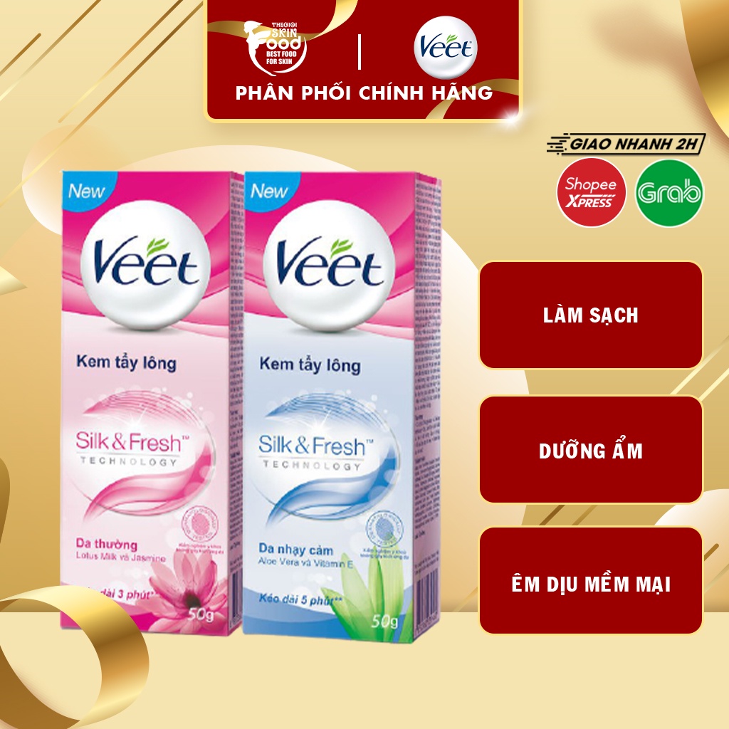 Kem Tẩy Lông Veet Hair Removal Cream [che tên sản phẩm khi giao hàng]