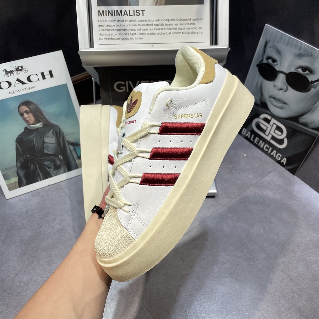 GIÀY THỂ THAO ADIDAS SUPERSTAR BONEGA. GIÀY THỂ THAO DAS SÒ ĐẾ CAO