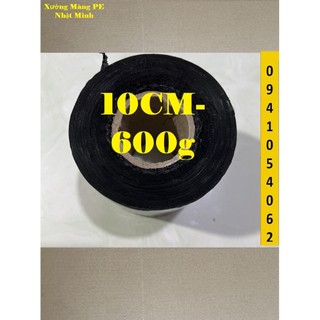 Màng PE đen thui, màng quấn đen 10cm