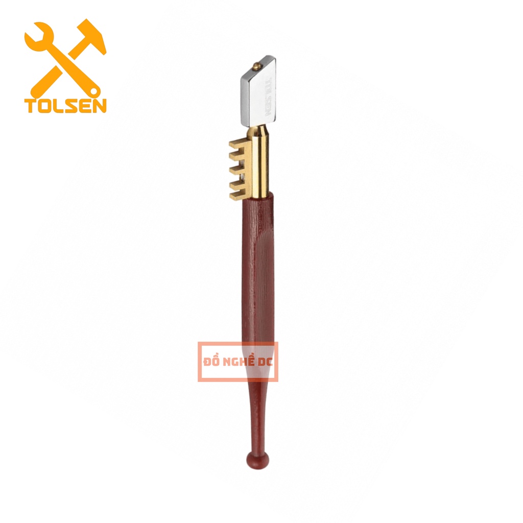 DAO CẮT KÍNH Tolsen 41031 Dao cắt kính (Tay cầm bằng nhựa) Kích thước: 178mm Lưỡi dao chất lượng cao Đồ Nghề DC